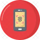 Finger Scan Identification Access Icon