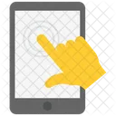 Finger Tap Technology Mobile Icon