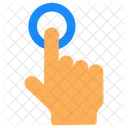Finger Tap Hand Gesture Finger Touch Icon