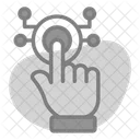 Finger Tap Hand Gesture Tool Icon