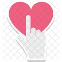 Finger Touch Heart Heart Touch Icon