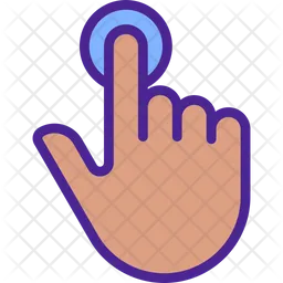 Finger touch gesture  Icon