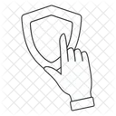 Finger touch shield  Icon