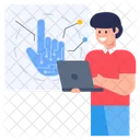 Finger Touch Technology  Icon