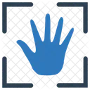 Finger Scan Biometrie Symbol