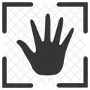 Finger Scan Biometrie Symbol