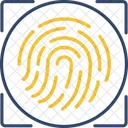 Fingerabdruck Scan Sicherheit Icon