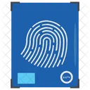 Fingerabdruck Abdruck Biometrische Symbol