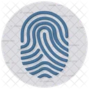 Fingerabdruckscan Fingerabdruckleser Identitatsscanner Symbol