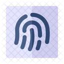 Fingerabdruck Spur Biometrisch Symbol