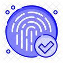 Fingerabdruck-Scan  Symbol