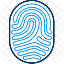 Fingerabdruck Biometrie Daktylogramm Icon