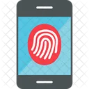 Fingerabdruck-Handy  Icon