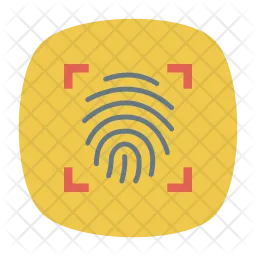 Fingerabdruck-Scan  Symbol