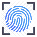 Fingerabdruck-Scan  Symbol