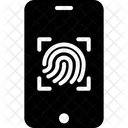 Glyphe Schwarz Symbol