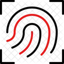 Fingerabdruckscan Sicherheit Fingerabdruck Symbol