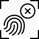 Fingerabdruckscan Sicherheit Fingerabdruck Symbol
