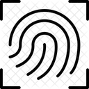 Fingerabdruckscan Sicherheit Fingerabdruck Symbol