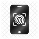 Fingerabdruckscan Sicherheit Fingerabdruck Symbol