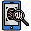 Fingerabdruckscan Fingerscanner Fingerabdruck Symbol