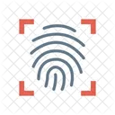 Fingerabdruck-Scan  Symbol