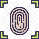 Fingerabdruck-Scan  Symbol