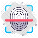 Fingerabdruck-Scan  Symbol