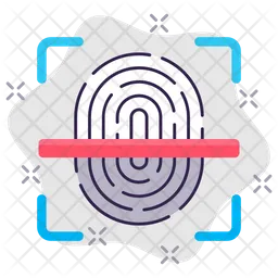 Fingerabdruck-Scan  Symbol