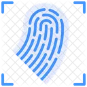 Fingerabdruck-Scan  Symbol