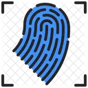 Fingerabdruck-Scan  Symbol