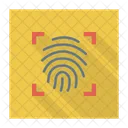 Fingerabdruck Scan Daumen Scanner Icon