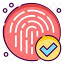 Fingerabdruck-Scan  Symbol