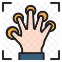 Fingerabdruck-Scan  Symbol