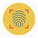 Fingerabdruck-Scan  Symbol