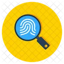 Fingerabdruckscan Fingerabdruckleser Identitatsscanner Symbol