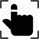 Fingerabdruck-Scanner  Symbol