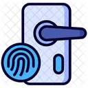 Fingerabdruck Sicherheit Biometrie Symbol