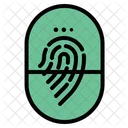 Fingerabdrucksperre  Symbol