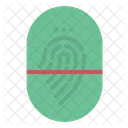 Fingerabdrucksperre  Symbol