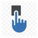 Fingerabdruck Biometrie Sicherheit Icon