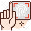 Fingerabdrucktest  Symbol