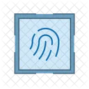 Fingerabdruck-Scanner  Symbol