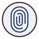 Fingerabdruck-Scanner  Symbol