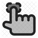 Fingerabdruck-Scanner  Symbol