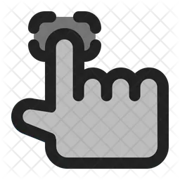 Fingerabdruck-Scanner  Symbol