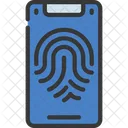 Fingerabdruck-Scanner  Symbol