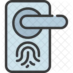 Fingerabdruck-Scanner  Symbol