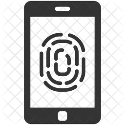 Fingerabdrucksperre  Symbol