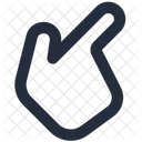 Fingerdiagonale  Symbol
